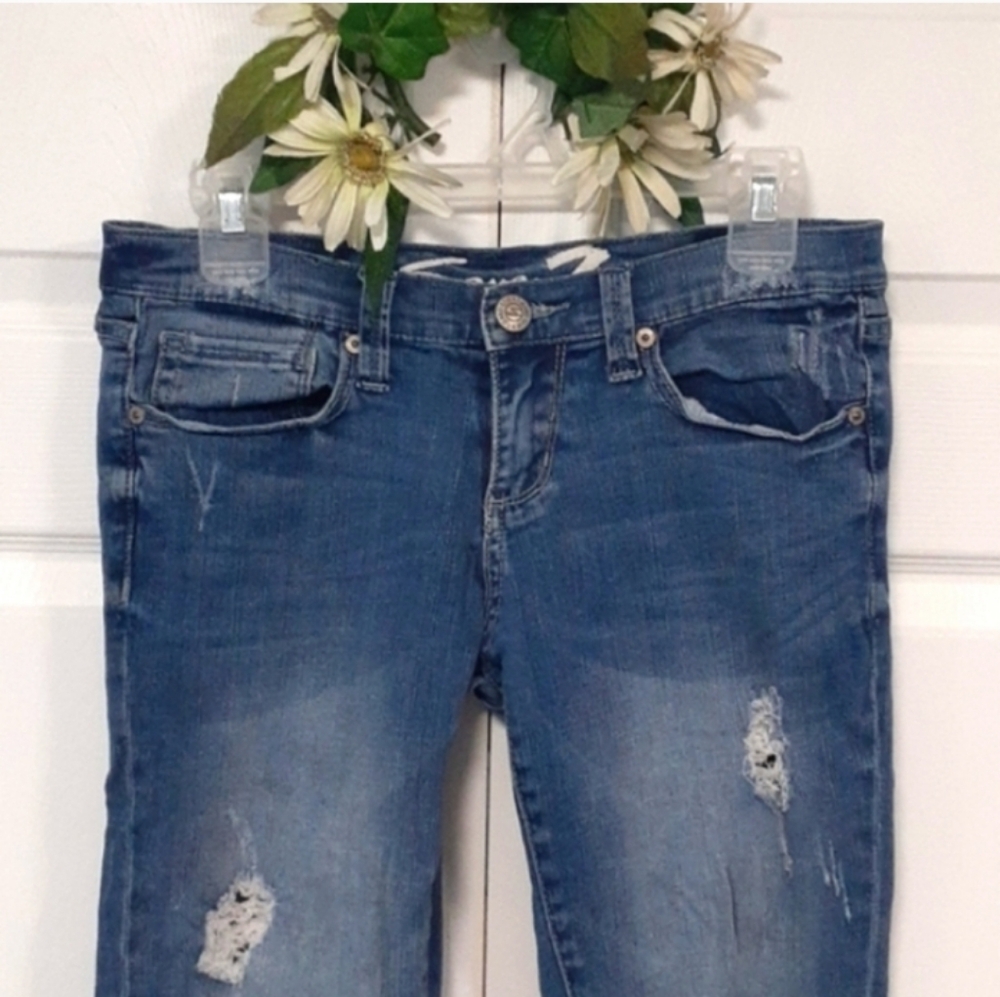Distressed Skinny Easy Seven7 Jeans